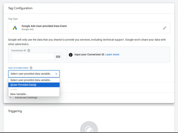 Google Tag Manager updated for enhanced conversions image