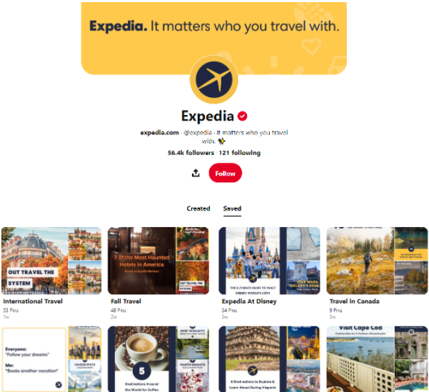 Expedia pinterest image